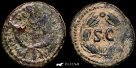 Vespasian bronze Quadrans 3,06 g. 15 mm Rome 77-78 A.D. gf/gvf