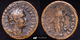Vespasian (69-79 A.D.) Æ Bronze Æ As 8,70 g. 26 mm. Rome 73 A.D. Good fine