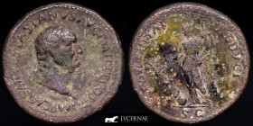 Vespasian Æ Bronze Sestertius 27,30 g., 34 mm. Rome 71 AD Good very fine