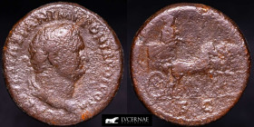 Titus 79-81 A.D. Æ Bronze Sestertius 26,87 g. 32 mm. Rome AD 69-79 Fine