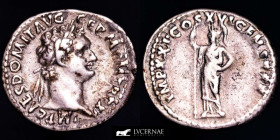Domitian Silver Denarius 3,29 g. 20 mm. Rome 95 A.D Good Fine