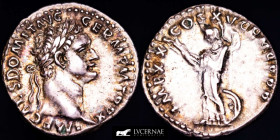 Domitian (AD 81-96) Silver Denarius 3.53 g., 18 mm. Rome 90 A.D. extremely fine
