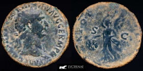 Trajan 98-117 A.D. Æ Bronze As 10,17 g 26 mm Rome 98-117 Very fine