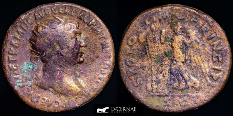 Roman Empire

Trajan, 98-117. Dupondius (Orichalcum, 11,86 g., 27 mm.), Rome, ci...