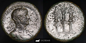 Hadrian Æ Bronze As 10,74 g, 24 mm Rome 119-122 A.D. Very fine