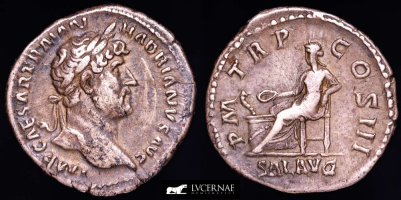 Roman Empire

Hadrian (AD 117 - 138) Silver denarius, (3,28 g., 18 mm.) From Rom...