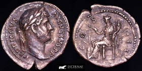 Hadrian 117-138 A.D. Silver Denarius 2,71 g. 19 mm. Rome 124-128 A.D. gVF