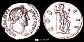 Hadrian bronze Denarius 3,26 g. 18 mm. Rome 125-128 A.D. nEF