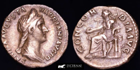 Sabina Silver Denarius 3.14 g., 17 mm. Rome 128-138 A.D. gVF