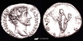 Marcus Aurelius as Caesar Silver Denarius 3,12 g., 18 mm. Rome 146-147 A.D. Good very fine