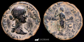 Lucilla Bronze As 8,58  g., 26 mm. Rome 164-169 A.D. Good  fine