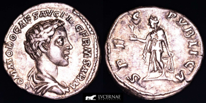 Roman Empire

Commodus, as Caesar (AD 166-177) AR Denarius (3,07 g., 18 mm.) Rom...