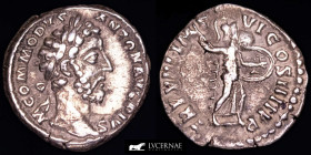 Commodus Silver Denarius 3,58 g. 18 mm Rome 183 A.D. nEF/gVF