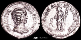 Julia Domna Silver Denarius 3.35 g. 19 mm. Rome 211-217 A.D. gVF