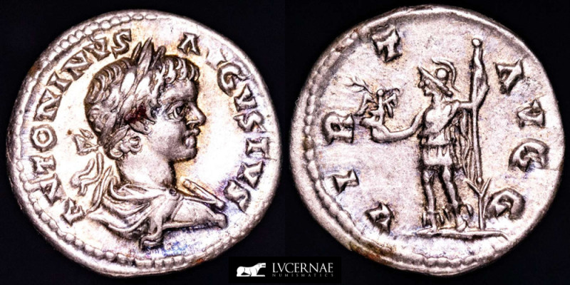 Roman Empire

Caracalla (AD 198-217). - Silver denarius. (3.23 g., 19 mm.) - Lao...