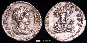 Caracalla Silver Denarius 3.28 g 18 mm Rome 202 gVF