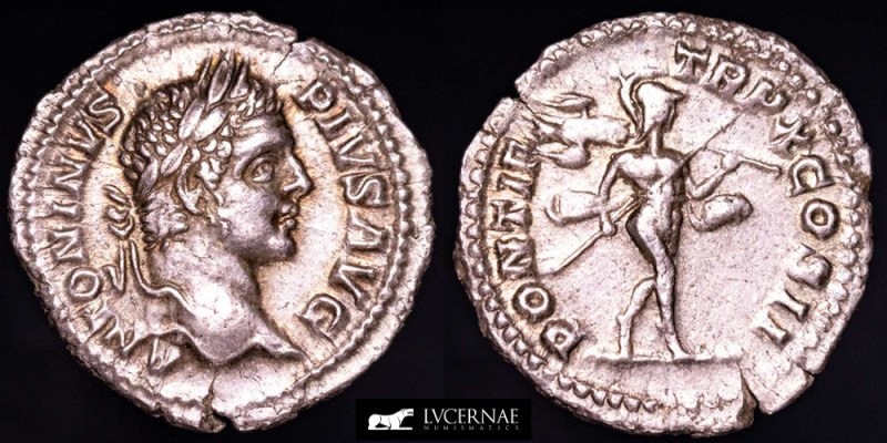 Roman Empire

Caracalla AD 198-217. Silver Denarius (2,97 g. 20 mm.). Rome mint ...