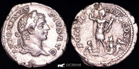 Caracalla Silver Denarius 2,82 g. 19 mm. Rome 207 AD. gVF