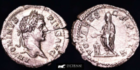 Caracalla 211-217 AD Silver Denarius 3,67 g. 20 mm. Rome 206-210 Good Very fine