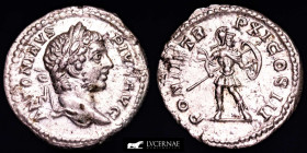 Caracalla 211-217 Silver Denarius 3,52 g. 19 mm. Rome 208 A.D. nEF