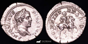 Caracalla 211-217 Silver Denarius 2,96 g. 20 mm. Rome 208 gVF