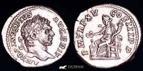 Caracalla Silver denarius 3,31 g. 18 mm. Rome 214 A.D. nEF