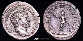 Caracalla Silver Denarius 3.04 g., 19 mm. Rome 216 AD Good very fine.
