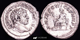 Caracalla Silver Denarius 3,05 g, 19 mm Rome 214 A.D. vF