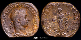 Severus Alexander Bronze Sestertius 20,78 g. 30 mm. Rome 222-235 A.D. Good very fine