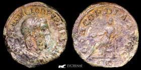 Pupienus Bronze Sestertius 16,47 g., 30 mm. Rome 238 A.D. Good fine