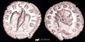 Trajan Decius for DIVO Vespasiano Silver Antoninianus 3,24 g. 22 mm Rome 251 A.D. gVF