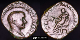 Hostilian Bronze Sestertius 17,06 g. 29 mm. Rome 251 A.D. Good fine
