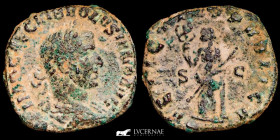 Volusian Bronze Sestertius 15,75 g., 28 mm. Rome 251-253 A.D. Very fine