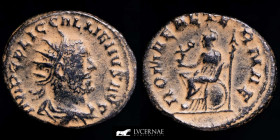 Gallienus Billon Antoninianus 3,57 g, 22 mm Viminacium 266 A.D. Good fine