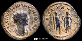 Saloninus Caesar Silvered Billon Antoninianus 3,16 g, 21 mm Samosata 258 A.D. gVF
