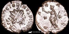 Victorinus Silvered Bronze Antoninianus 3,06 g., 19 mm. Colonia 269 AD nEF