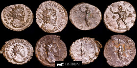 Victorinus,Tetricus I bronze Lot comprising four (4) antoninianus - - gVF