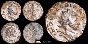 Claudius II Gothicus Silvered Bronze x2 Antoninianus - Mediolanum 269 AD. gVF