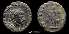 Quintillus Bronze Antoninianus 2.65 g. 19 mm. Rome 270 A.D. gVF