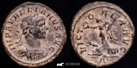 Aurelian Æ Bronze Æ Denarius 2,38 g. 19 mm. Rome 270-275 A.D. gVF