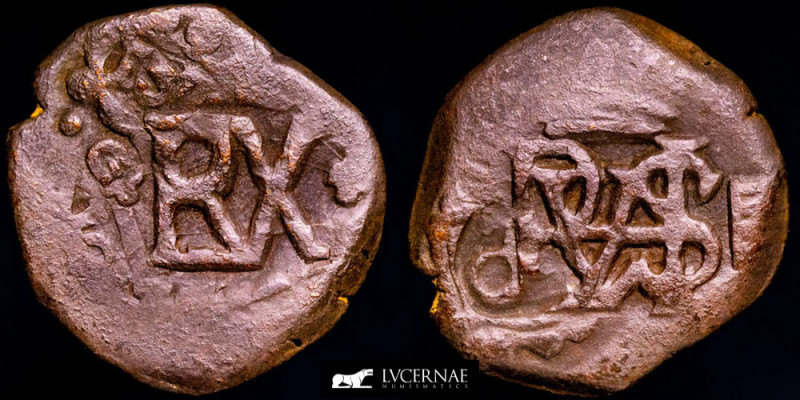 Spain - Felipe III (1598-1621)

VIII (8) maravedís, 161.... (8,09 g., 25 mm.)

R...