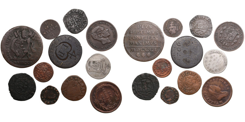A small collection of European coins (11)
Various condition. France, Denier Pari...