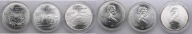 Canada (Ottawa) 5 Dollars 1973, 1974, 1975 - Elizabeth II (1952-2022) - Montreal Olympics (3)
UNC. Commemorative coins: XXI Olympic Summer Games in Mo...