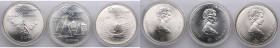 Canada (Ottawa) 5 Dollars 1973, 1975, 1976 - Elizabeth II (1952-2022) - Montreal Olympics (3)
UNC. Commemorative coins: XXI Olympic Summer Games in Mo...