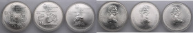 Canada (Ottawa) 5 Dollars 1974 - Elizabeth II (1952-2022) - Montreal Olympics (3)
UNC. Commemorative coins: XXI Olympic Summer Games in Montreal. 5 Do...