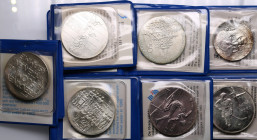Commemorative silver coins of Finland (7)
UNC. 10 Markkaa 1971 - 10th European Athletic Championships. KM 52. 10 Markkaa 1977 - 60th Anniversary of In...