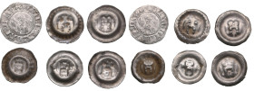 German States, Free City of Hamburg (6)
Various condition. AR Witten ND (after 1403). Three-towered castle; “+ИONETA·hAИBVRGE” / “BENEDICTVS:DEVS”. Je...