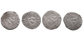 German States, Free City of Stralsund Witten ND (1403-1406) (2)
Various condition. Obv.: Shield of Stralsund arms; "+MONETA SVNDENSIS". Rev.: Shield o...