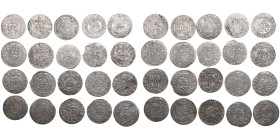 Duchy of Prussia (Königsberg) Dreipölker (1⁄24 Thaler) (20) – Georg Wilhelm (1619-1640)
Various condition. Various types: Neumann 10.110 (11): 1621-24...