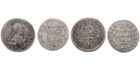 Coins of Prussia 1689, 1753 (2)
VF. State of Brandenburg-Prussia (Magdeburg) 1/12 Thaler 1689 – Friedrich III (1688-1701). Initials I-E - Johann Ehler...